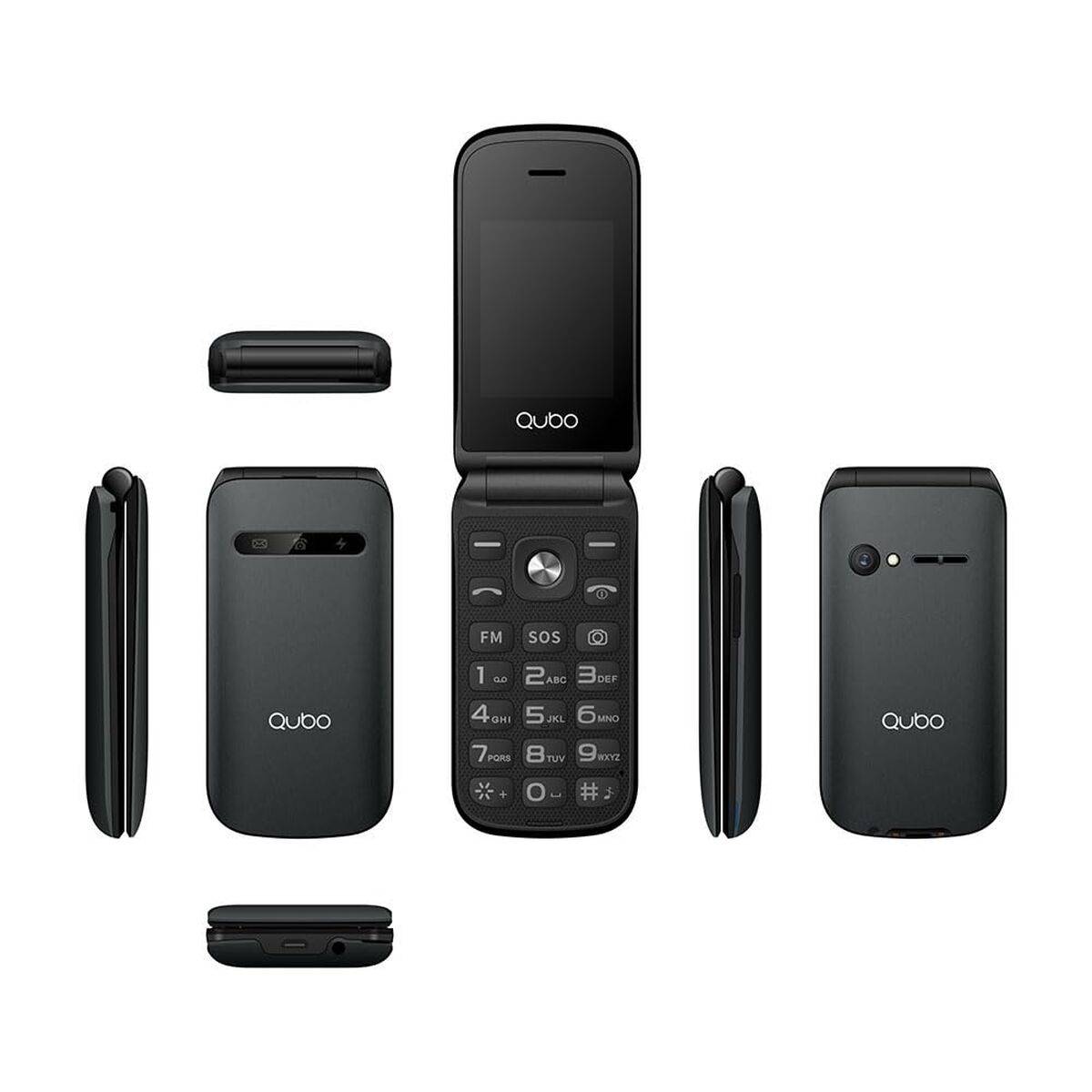 Teléfono Móvil para Mayores Qubo X-209 4G 2,4" 32 MB Negro