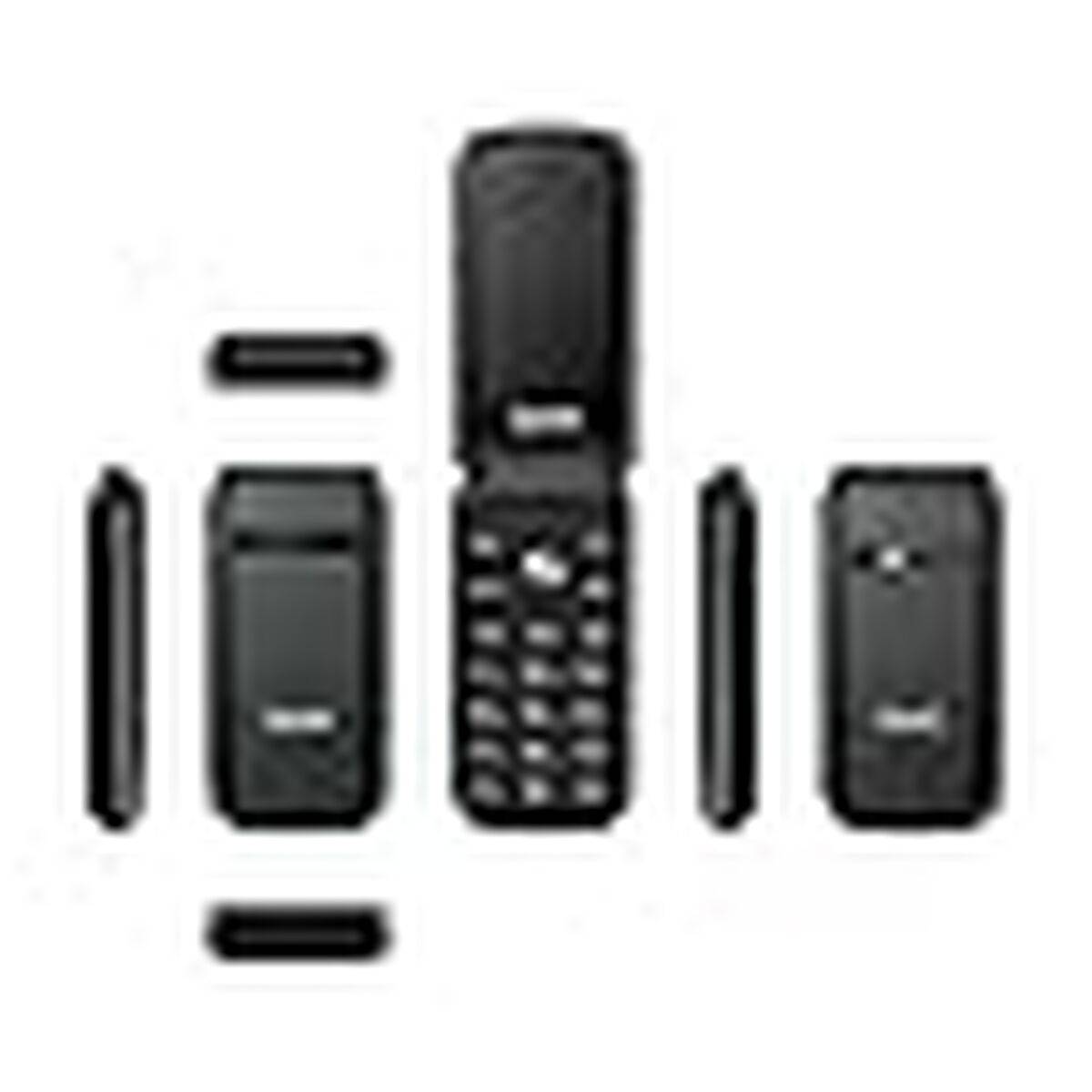 Teléfono Móvil para Mayores Qubo X-209 4G 2,4" 32 MB Negro