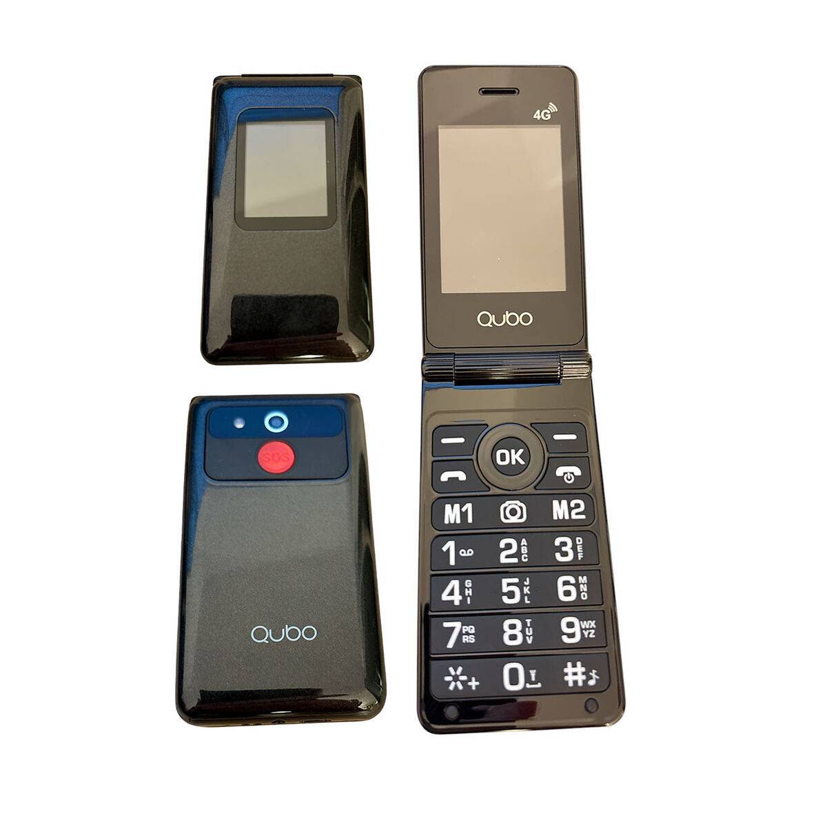 Teléfono Móvil para Mayores Qubo X-28 4G BK 2,8" Negro