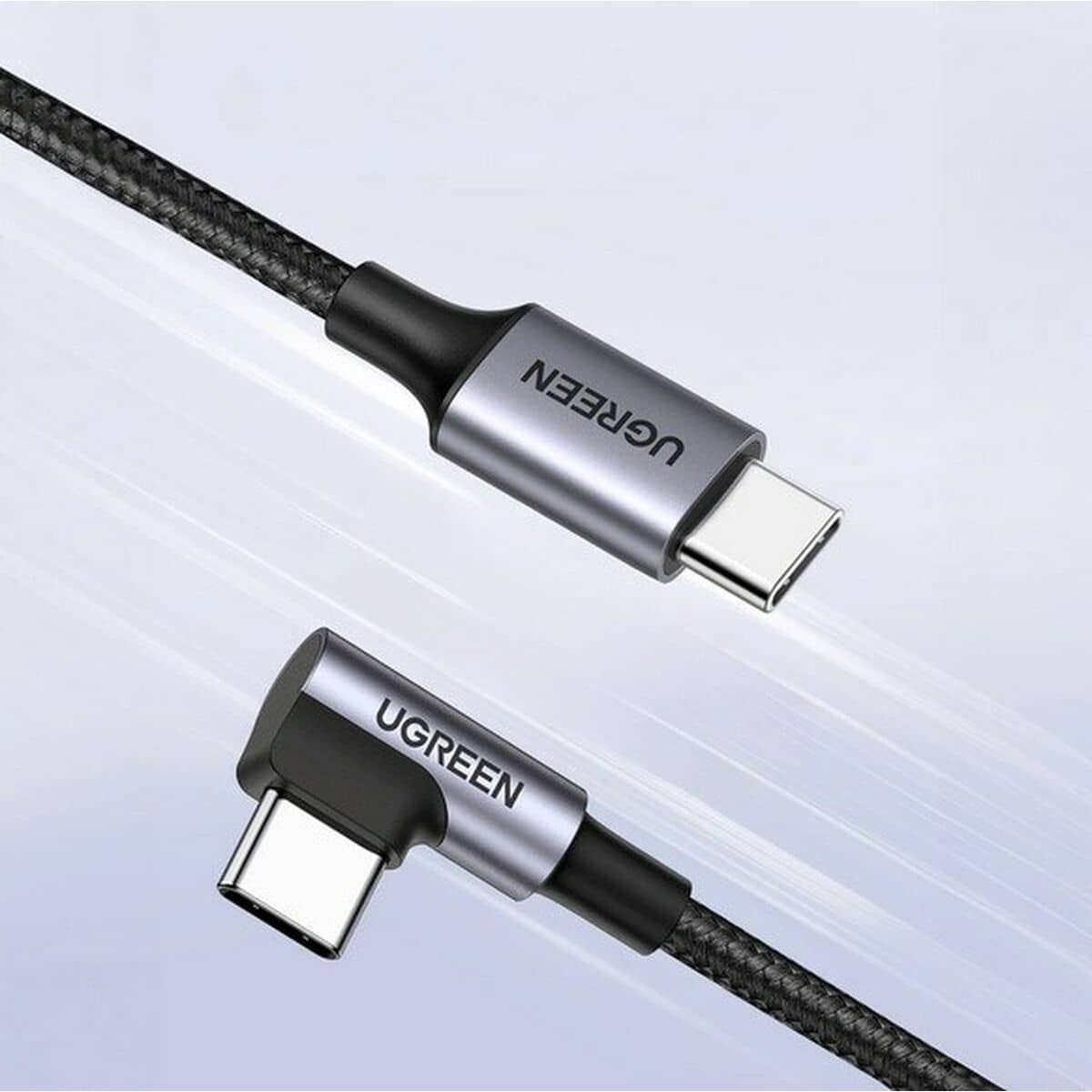 Cable USB-C a USB-C Ugreen 50122B Gris 50 cm