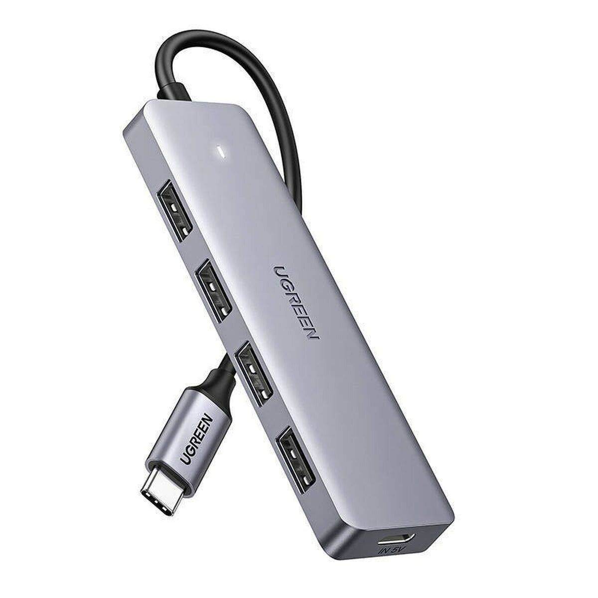 Hub USB Ugreen 64266 Plateado