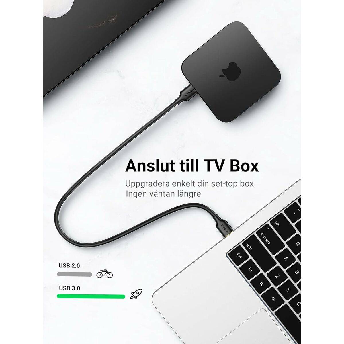 Cable USB a Lightning Ugreen 50737 Plateado