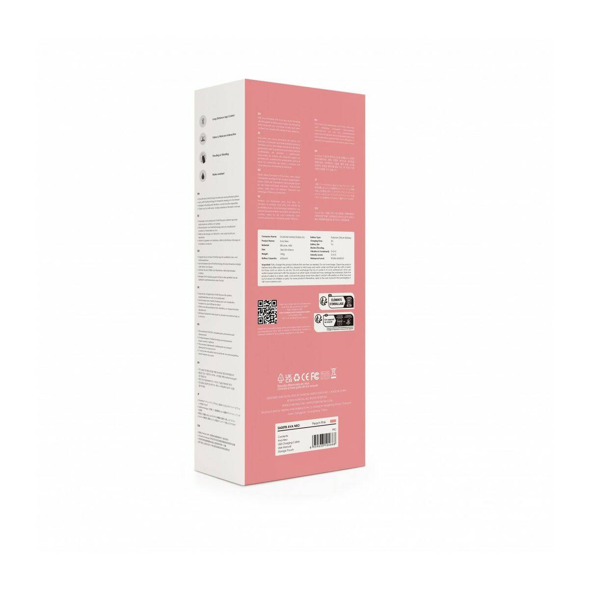 Vibrador Punto G Svakom Rosa Melocotón