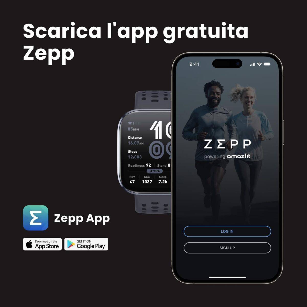 Smartwatch Amazfit BIP 6 BLACK Negro 1,97"