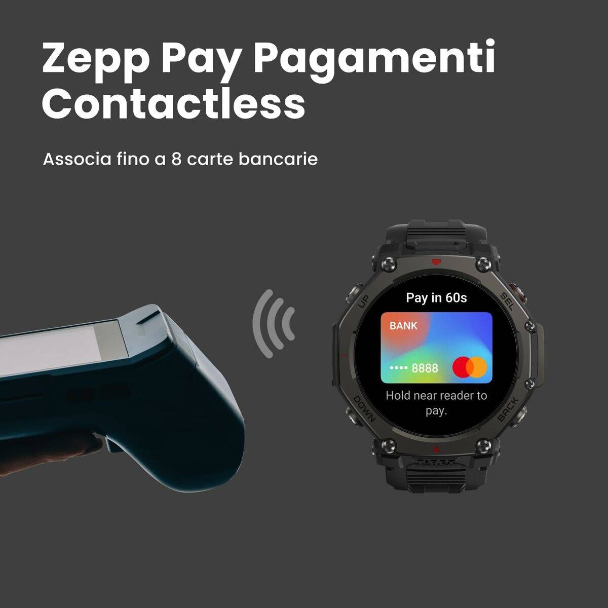 Smartwatch Amazfit T-Rex 3 Pro Negro 1,5"