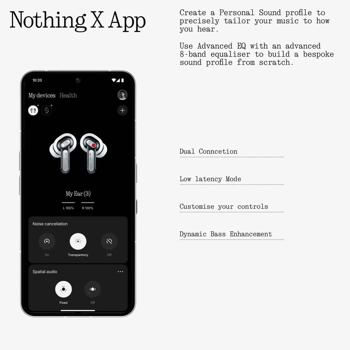 Auriculares Nothing A10600121 Negro