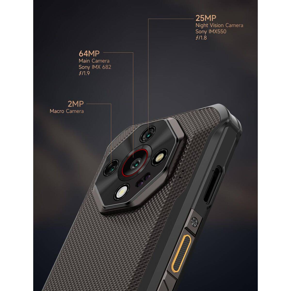 Smartphone Ulefone ARMOR X16 PRO 6,56" 8 GB RAM 256 GB Negro