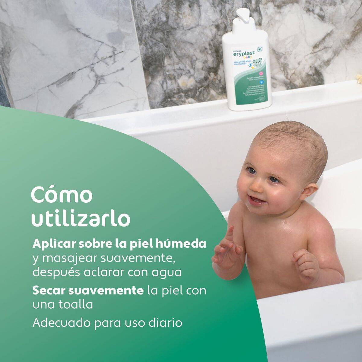 Gel y Champú 2 en 1 Eryplast ERYPLAST BABY 500 ml