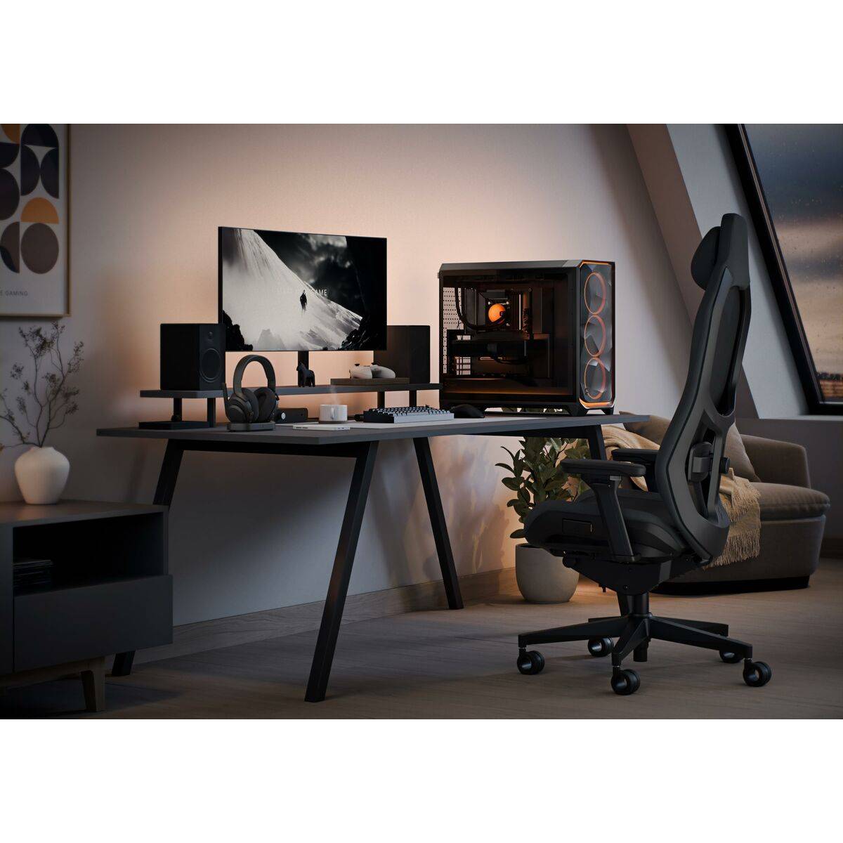Caja Semitorre ATX Fractal Design FD-C-MES3X-03 Negro