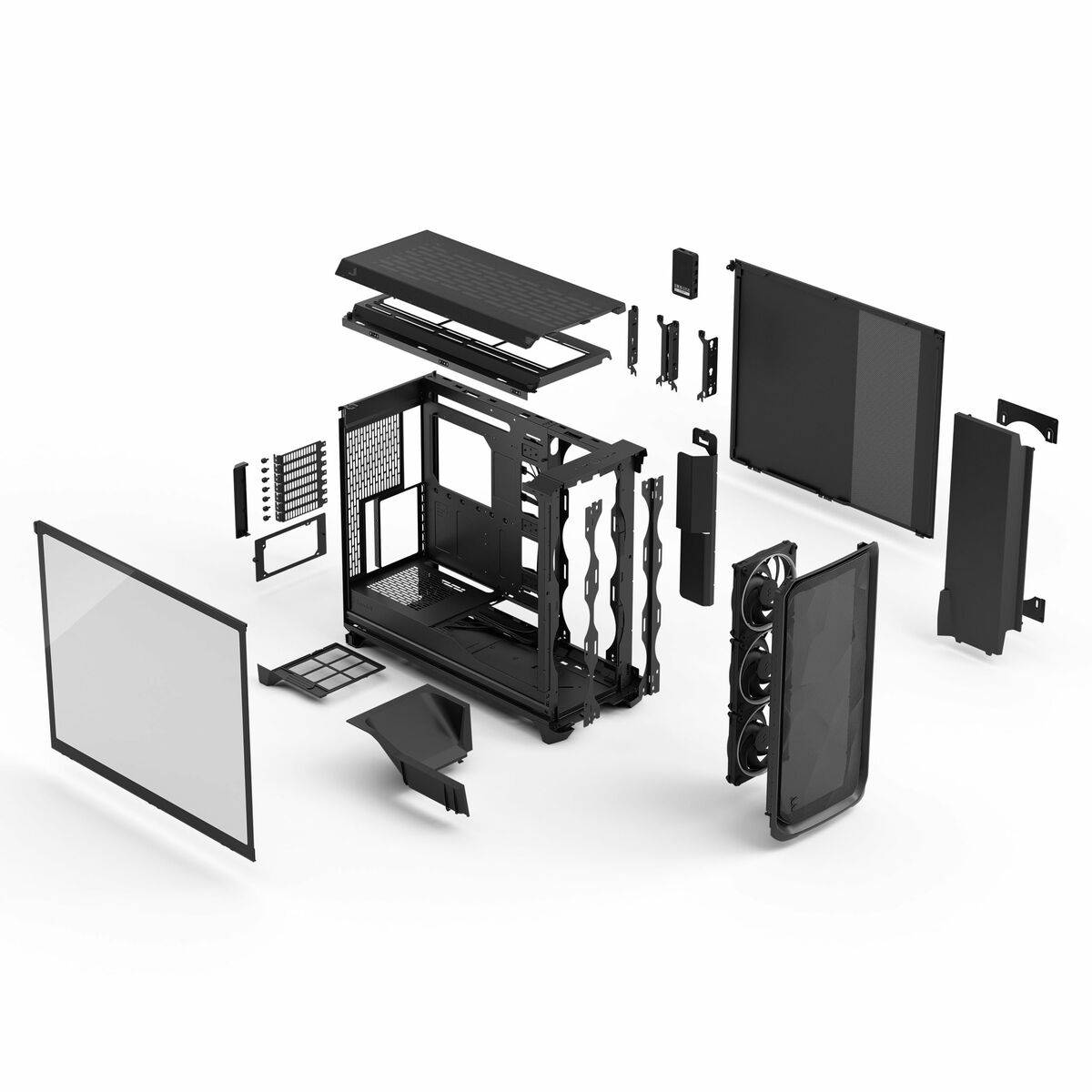 Caja Semitorre ATX Fractal Design FD-C-MES3X-03 Negro