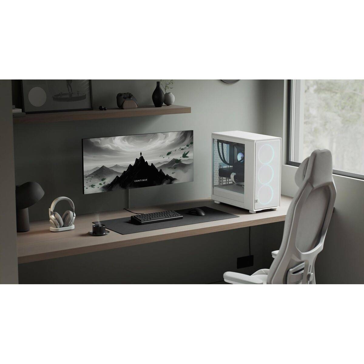 Caja Semitorre ATX Fractal Design EPOCH XL FD-C-EPO1X-05 Blanco
