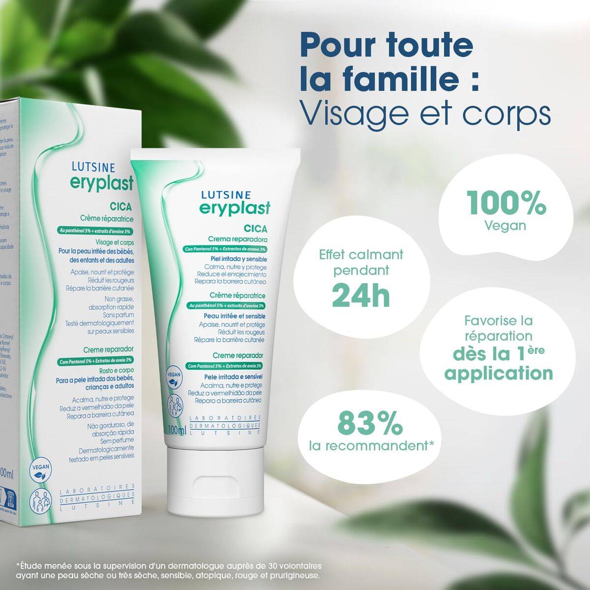 Crema Reparadora para Bebés Eryplast ERYPLAST CICA 100 ml