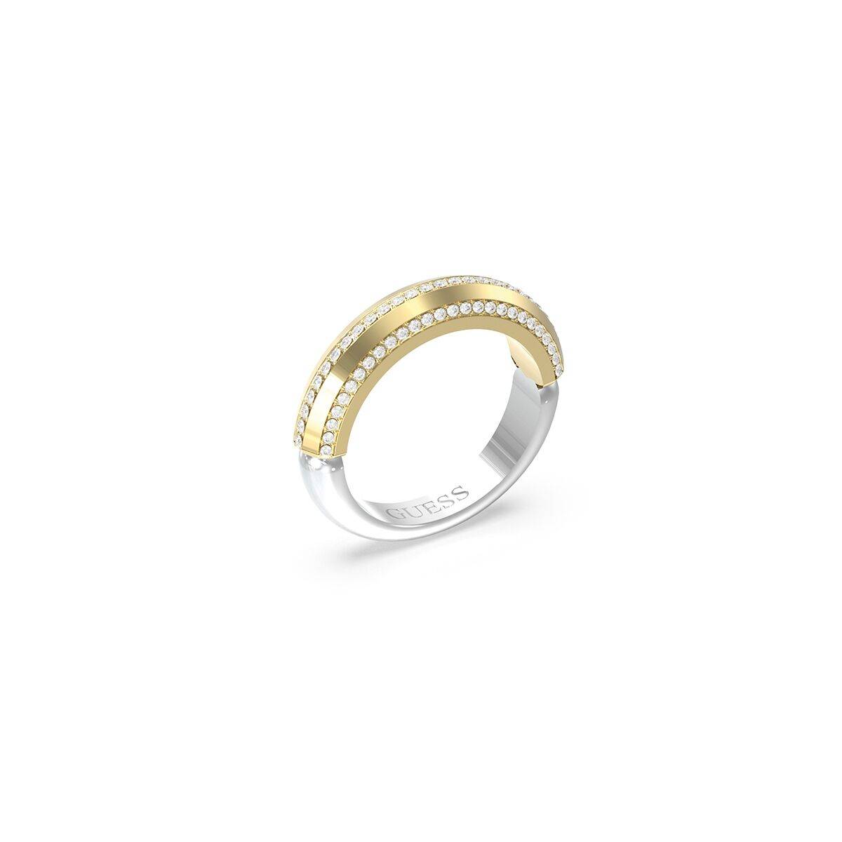 Anillo Mujer Guess JUBR05370JWYGRH58 Dorado 18