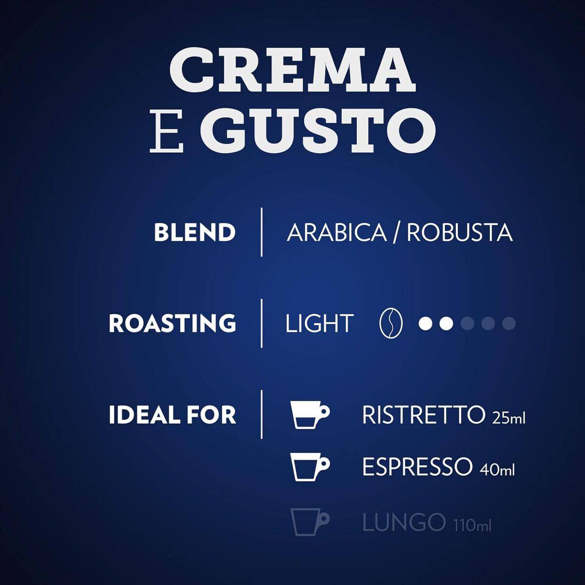 Cápsulas de Café Lavazza Crema (10 Unidades)