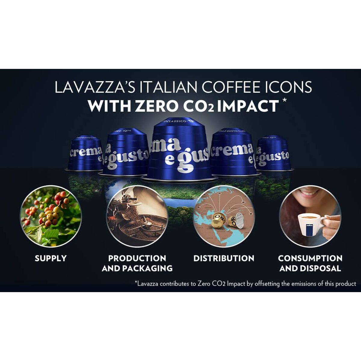 Cápsulas de Café Lavazza Crema (10 Unidades)