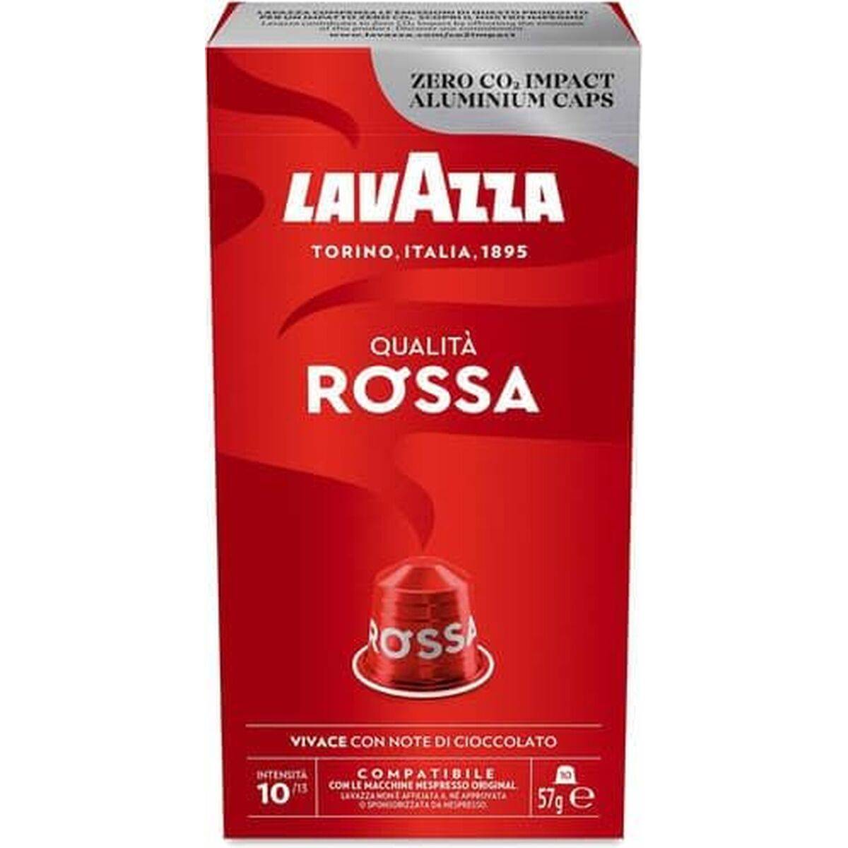 Cápsulas de Café Lavazza Qualitá Rossa 10 Piezas (10 Unidades)