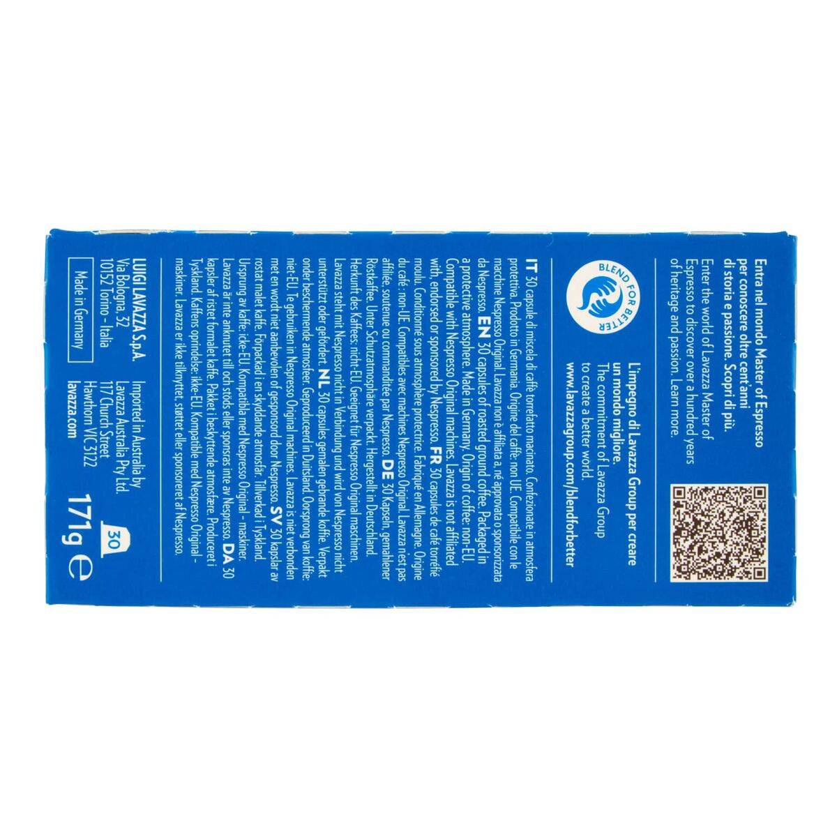 Cápsulas de Café Lavazza Crema e Gusto 30 piezas (30 unidades)