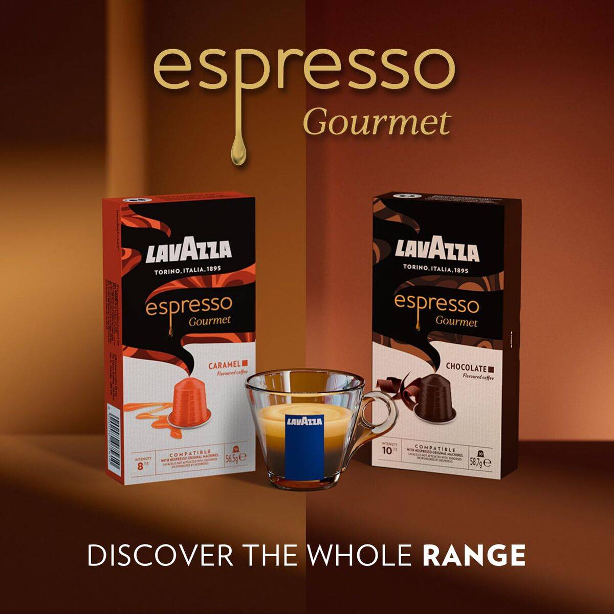 Cápsulas de Café Lavazza Espresso Gourmet Chocolate 10 Piezas (10 Unidades)