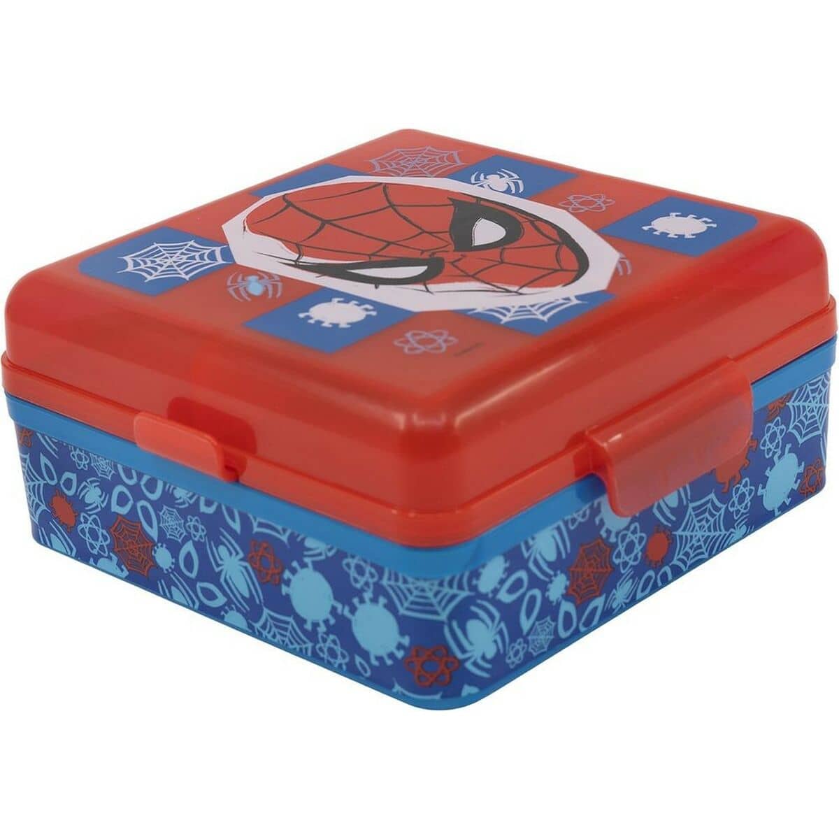 Fiambrera de Compartimentos Spider-Man CZ11274 Multicolor Plástico