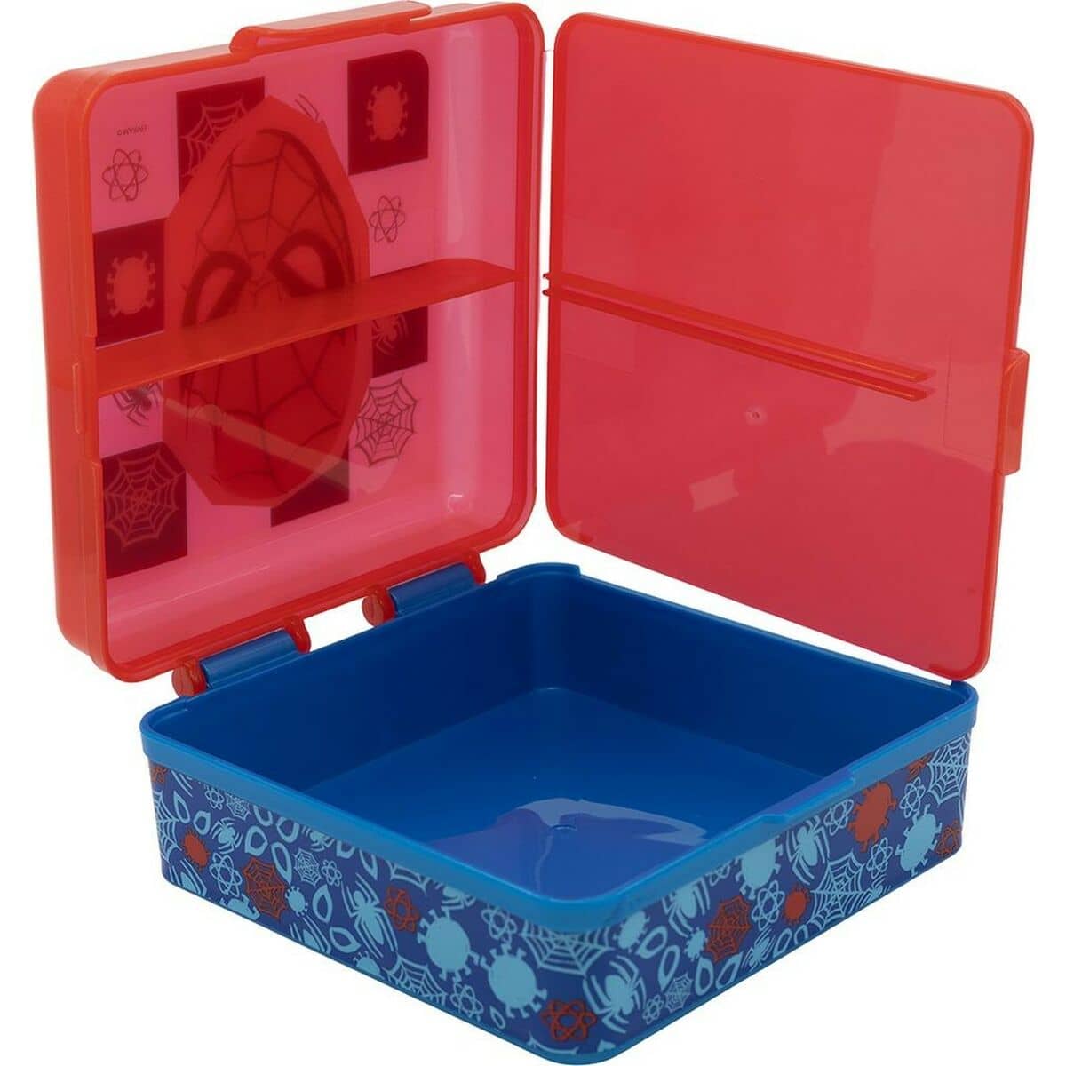 Fiambrera de Compartimentos Spider-Man CZ11274 Multicolor Plástico
