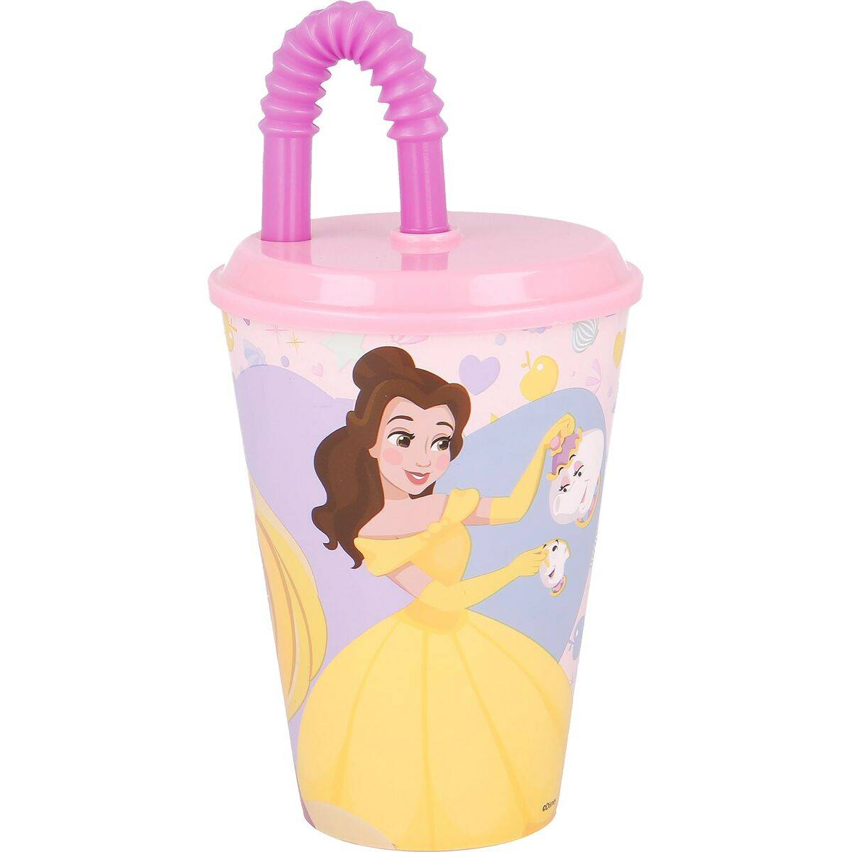 Vaso con Pajita Disney Princess CZ11362 430 ml