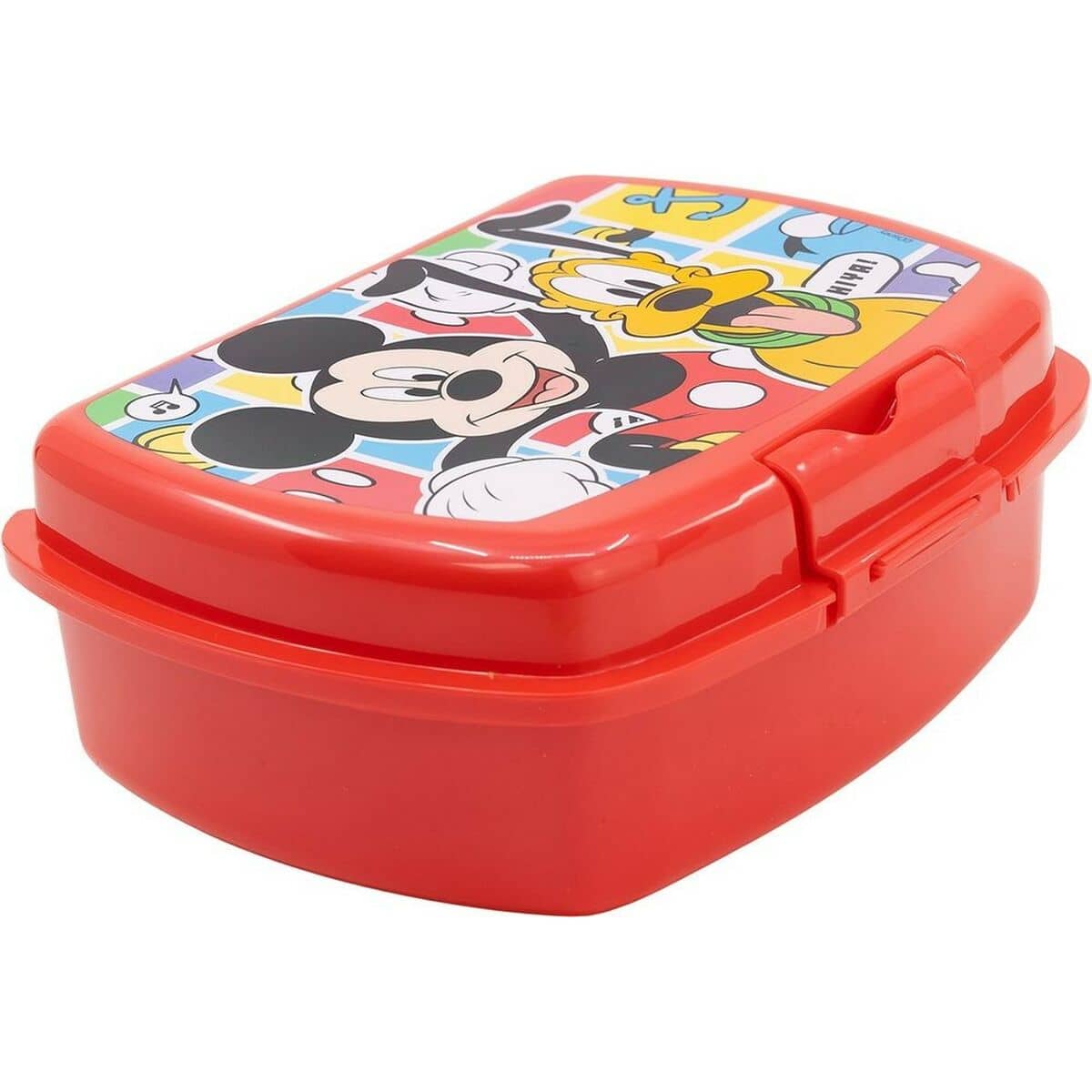 Fiambrera para Sandwich Mickey Mouse CZ11370 Rojo Plástico