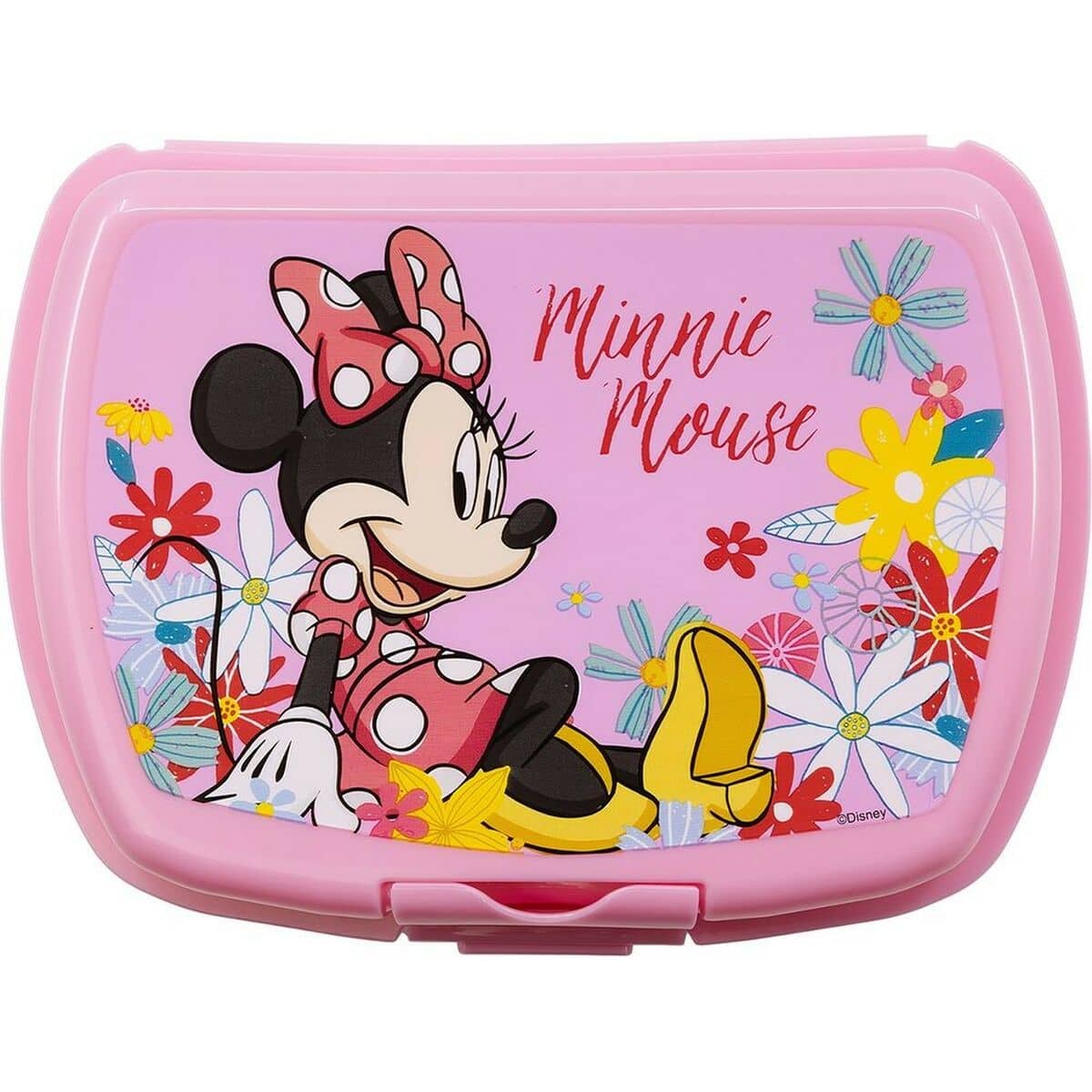 Fiambrera para Sandwich Minnie Mouse CZ11371 Rosa Plástico