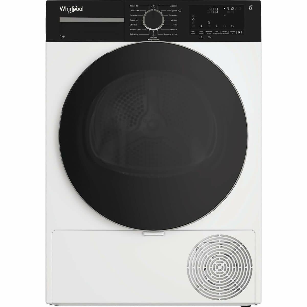 Secadora con bomba de calor Whirlpool Corporation CWSD83MWBSES 8 kg