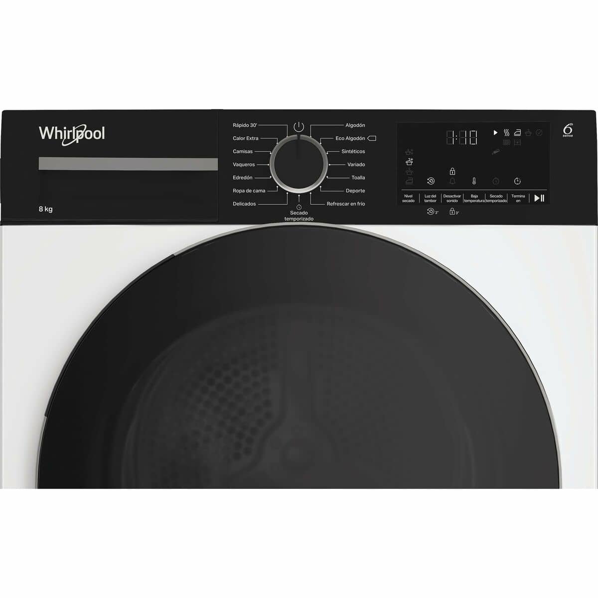 Secadora con bomba de calor Whirlpool Corporation CWSD83MWBSES 8 kg