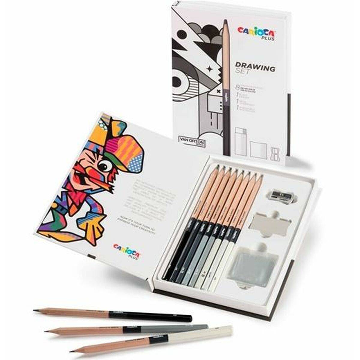 Set de Dibujo Carioca PLUS DRAWING (6 Unidades)