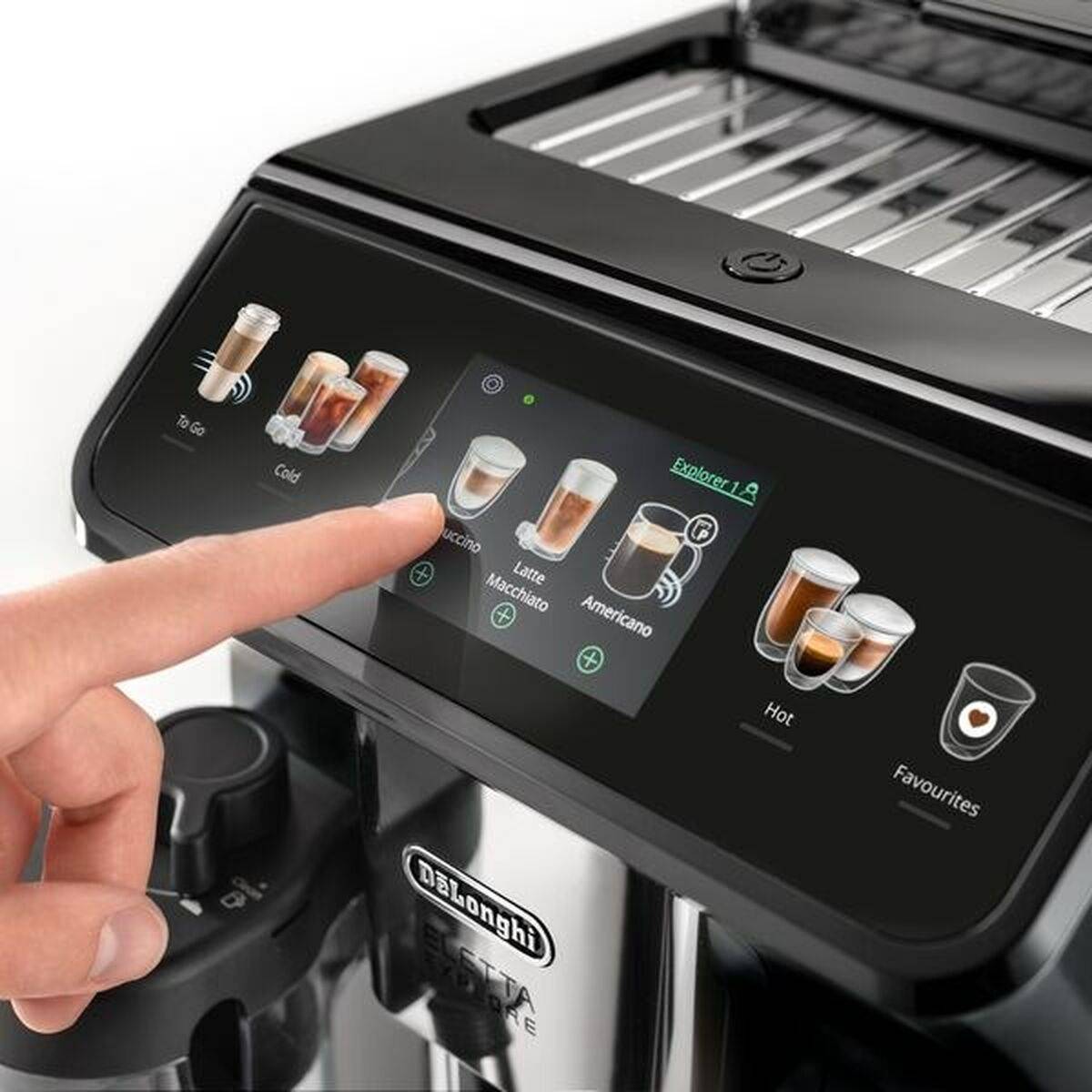 Cafetera Superautomática DeLonghi ECAM 450.55.G Gris 1450 W 19 bar 300 g 1,8 L