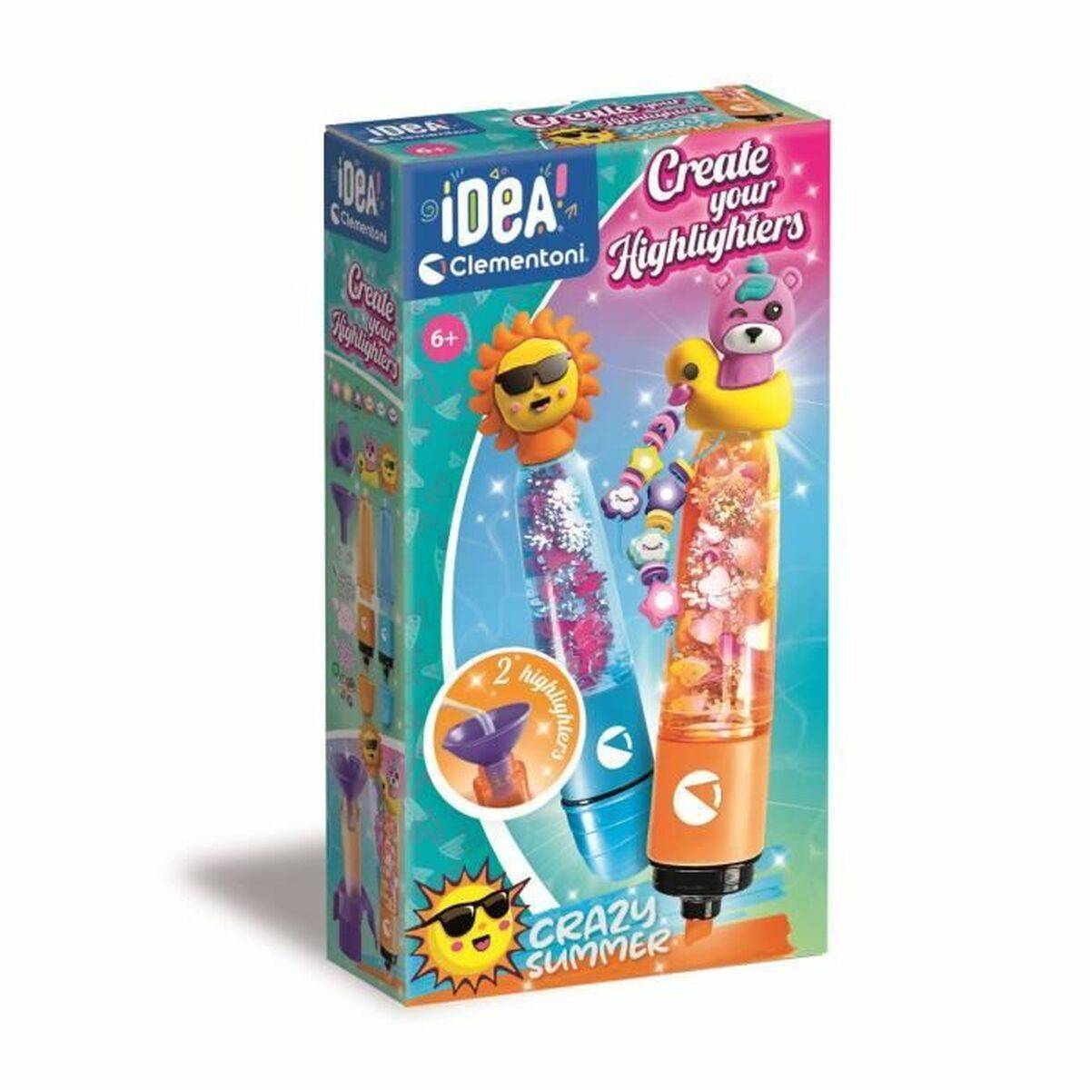 Diseña Dibujos Clementoni Create your Highlighter Summer Multicolor