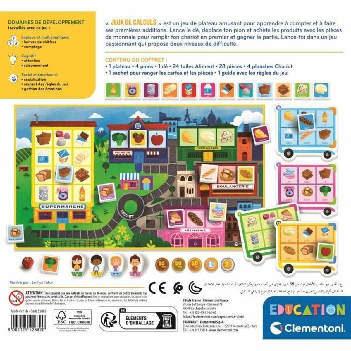 Juego Educativo Clementoni 28 x 6 x 30 cm