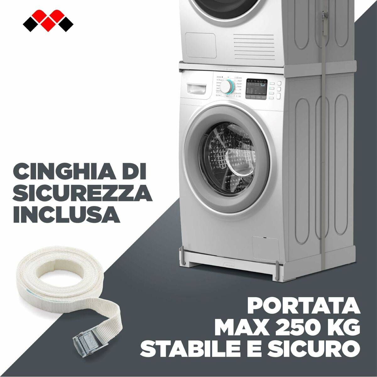 Kit Unión Lavadora-Secadora Meliconi 656147