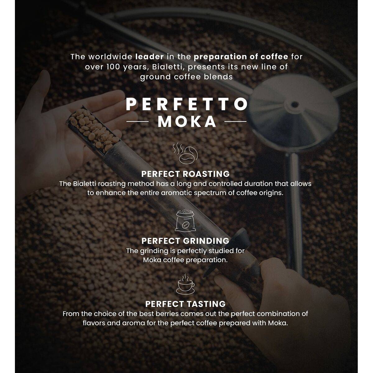 Café Molido Bialetti Perfetto Moka Decaf 250 g