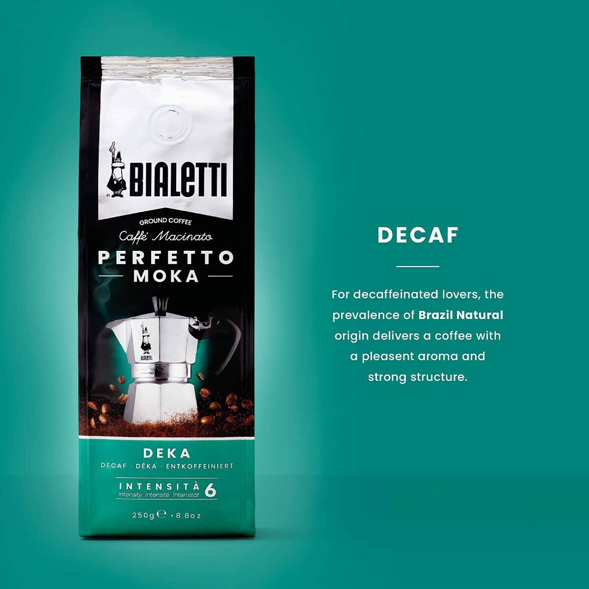 Café Molido Bialetti Perfetto Moka Decaf 250 g