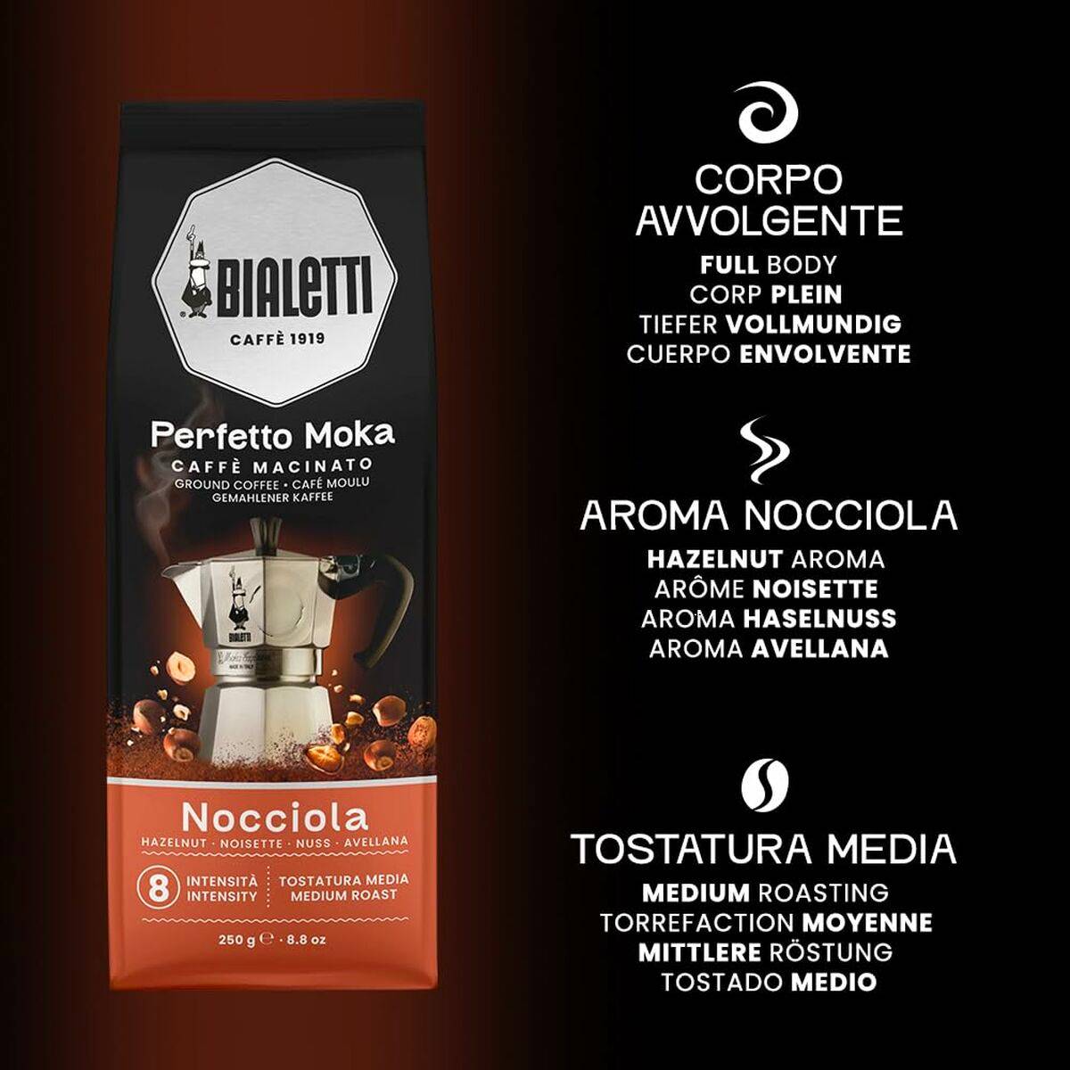 Café Molido Bialetti Perfetto Moka 250 g