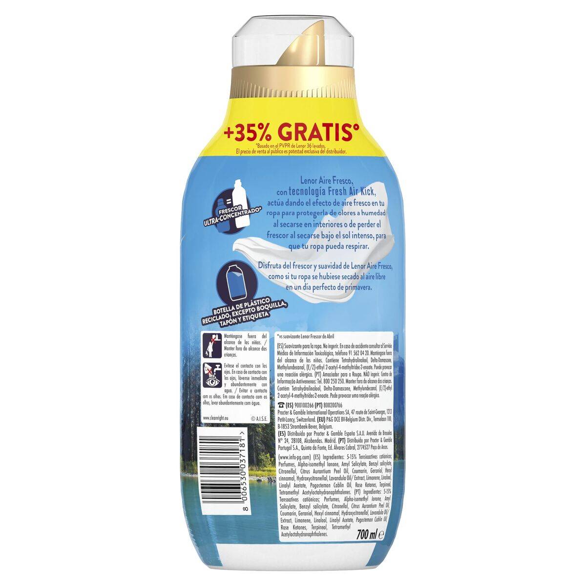 Suavizante para Ropa Lenor AIRE FRESCO Fresco 700 ml