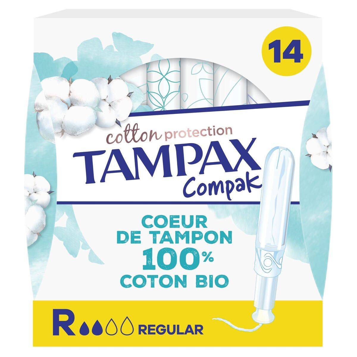 Gel de Ducha Tampax TAMPAX ALGODÓN (14 Unidades)