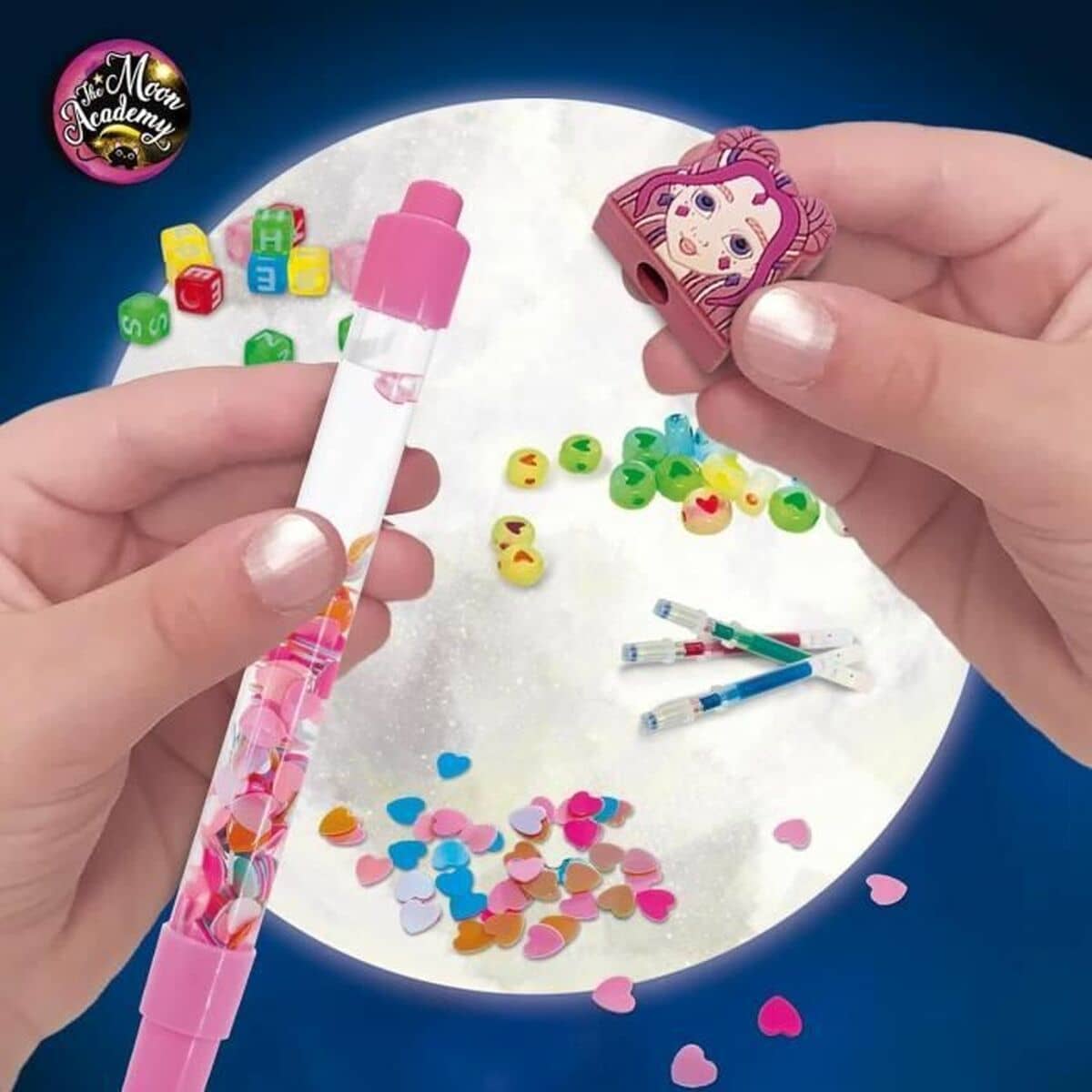 Diario con Accesorios Lisciani Giochi THE MOON ACADEMY Multicolor