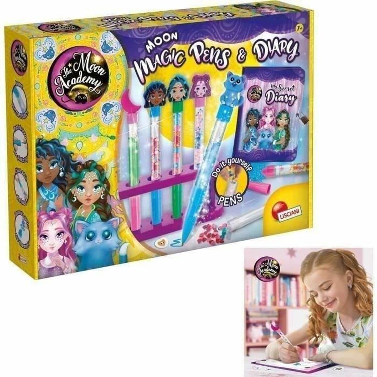 Diario con Accesorios Lisciani Giochi THE MOON ACADEMY Multicolor