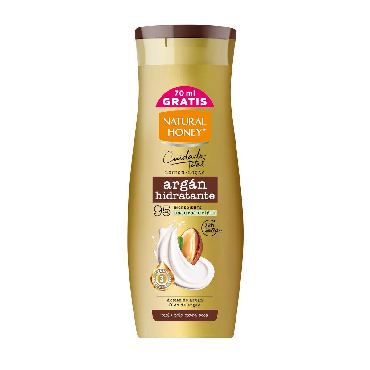 Loción Corporal Natural Honey ELIXIR DE ARGAN 330 ml