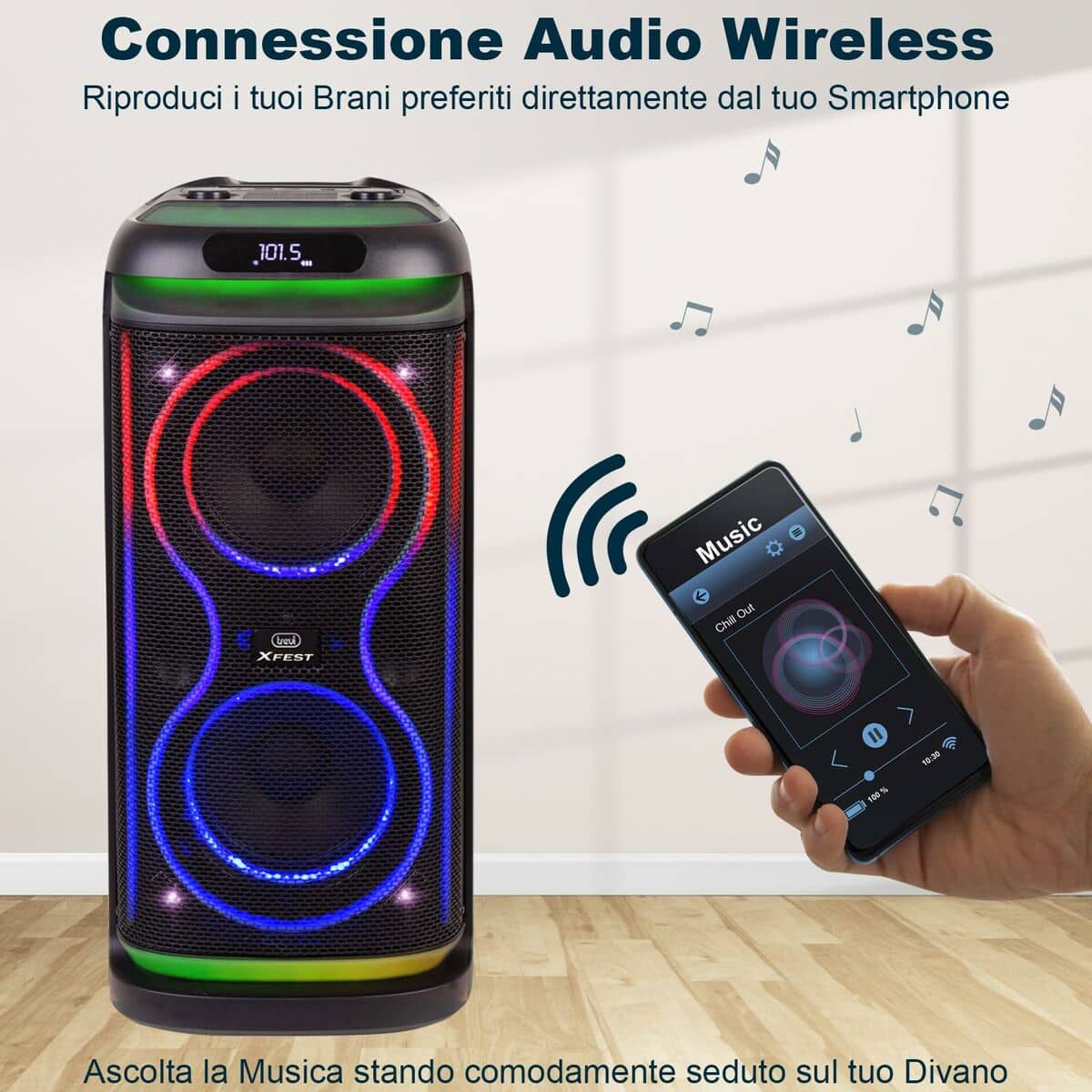 Altavoz Portátil Trevi Trevi XF 650 KB