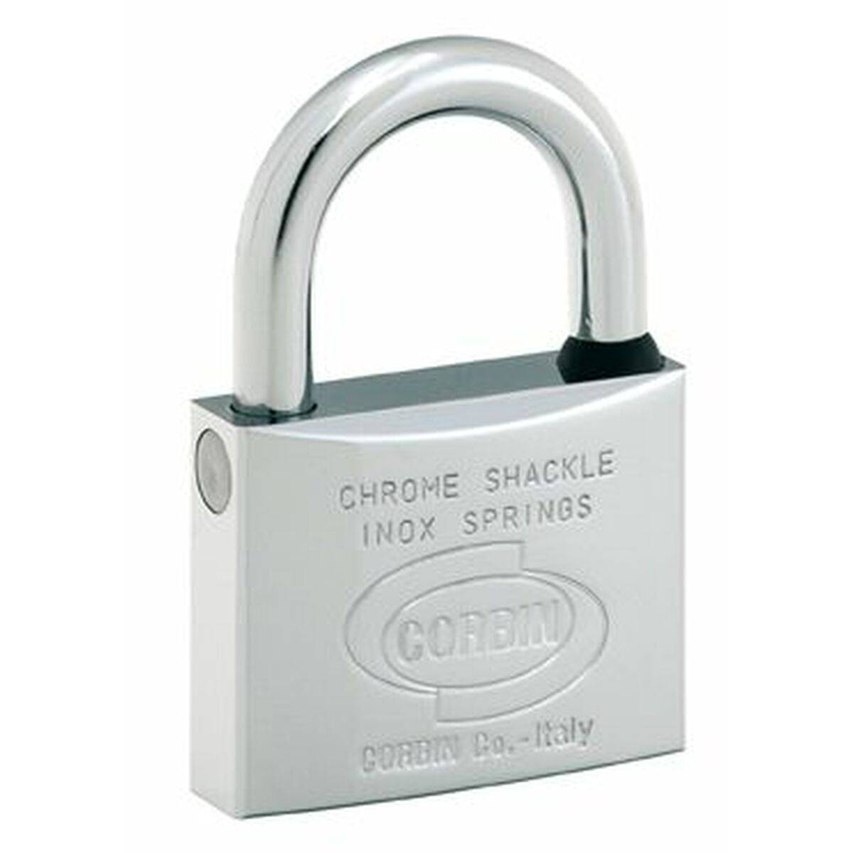 Candado de llave CORBIN Euromarine 60 mm Arco Acero Inoxidable Latón