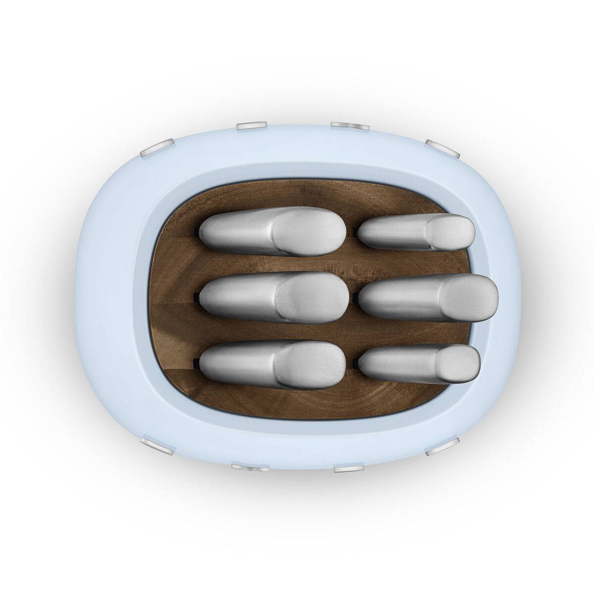 Juego de Cuchillos de Cocina y Soporte Smeg KBSF02PB