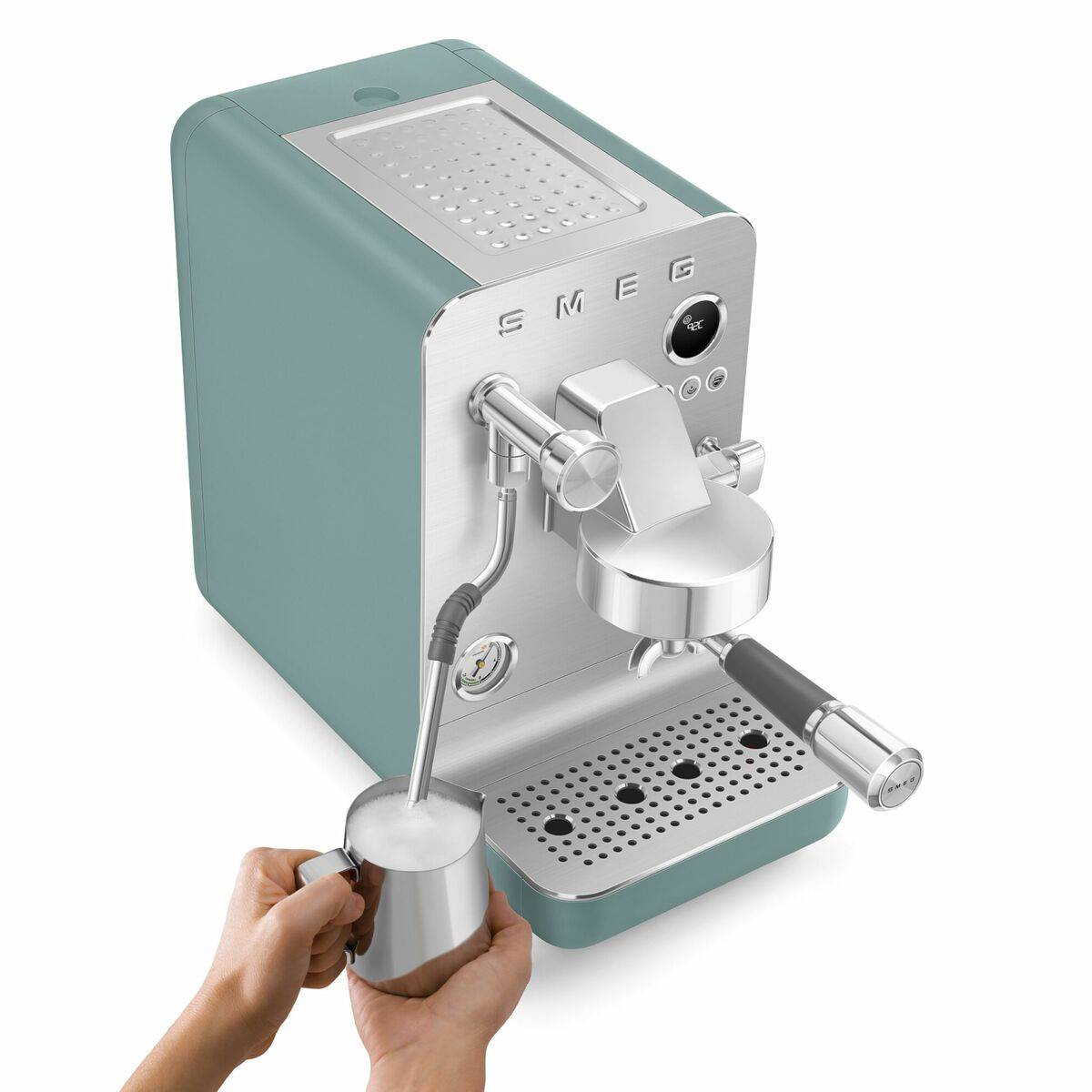 Cafetera Express de Brazo Smeg EMC02EGMEU Verde 1350 W 1 L