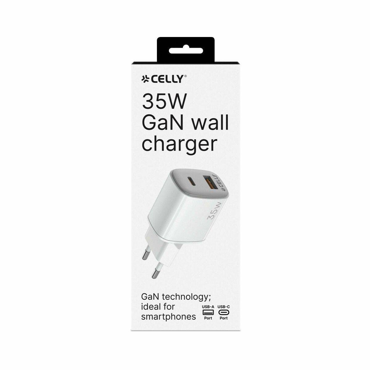 Cargador de Pared Celly UPTC1USB1USBC35
