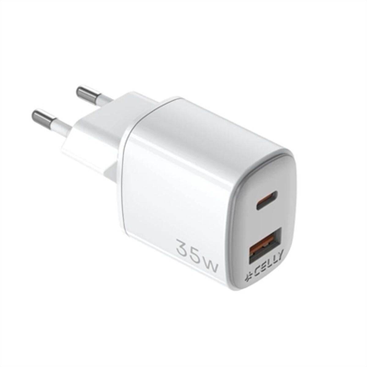 Cargador de Pared Celly UPTC1USB1USBC35