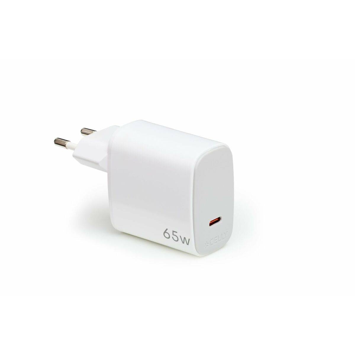 Cargador de Pared Celly UPTC1USBC65WCTC Blanco