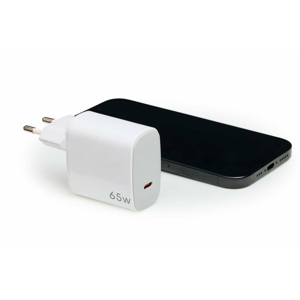 Cargador de Pared Celly UPTC1USBC65WCTC Blanco